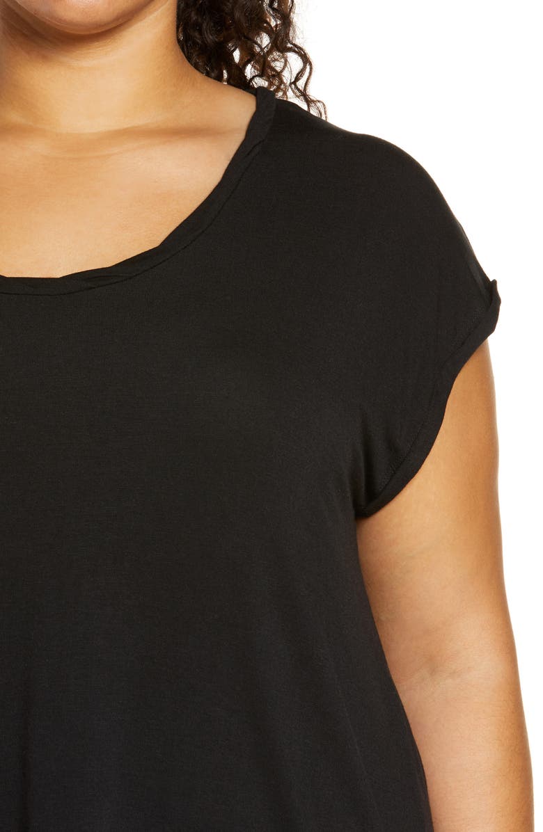 Treasure & Bond Twist Neck Detail T-Shirt, Alternate, color,