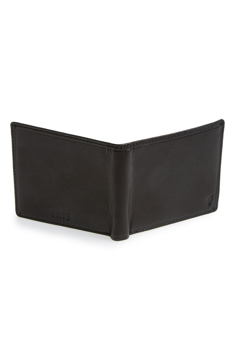 Frye 'Logan' Leather Billfold Wallet, Alternate, color,