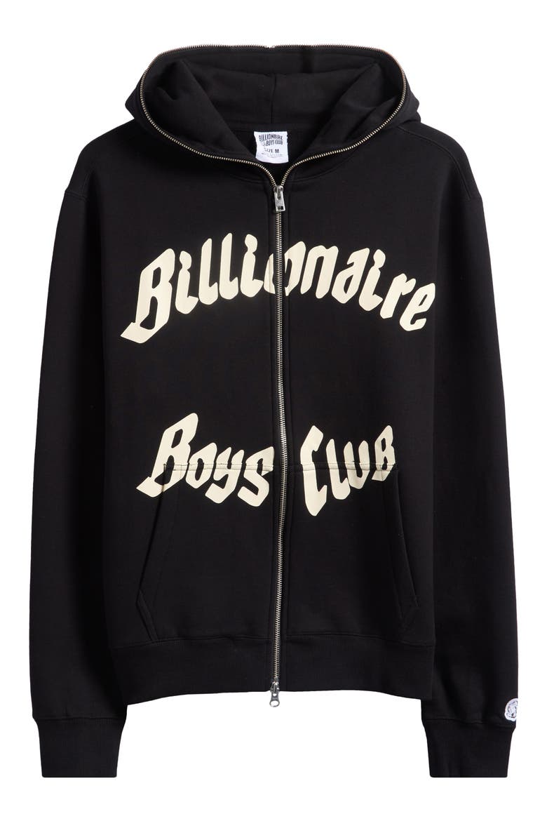 BB Karat Zip Up Hoodie, Alternate, color, BLACK