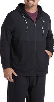 Reebok Big & Tall 365 Mixed Media Performance Hoodie