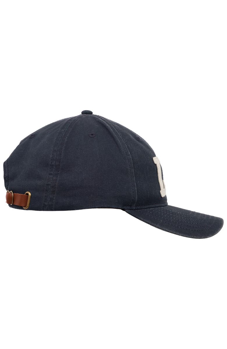 Blue Marlin LA Felt Appliqué Pigment Washed Canvas Dad Cap, Alternate, color,