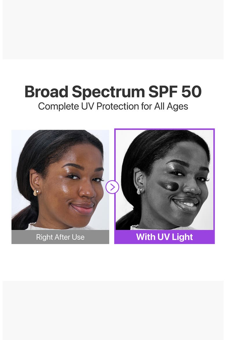 No.9 NAD+ 9 Peptides Broad Spectrum Sunscreen SPF 50, Alternate, color, NO COLOR