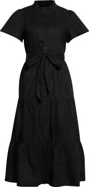 SUGARLIPS Bellucci Cotton Poplin Shirtdress