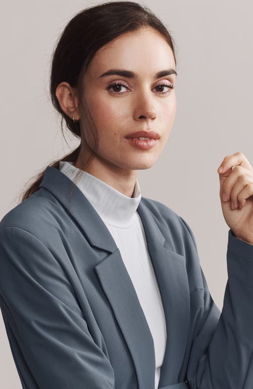 Shop Rhone Commuter Boyfriend Blazer In Blue Slate
