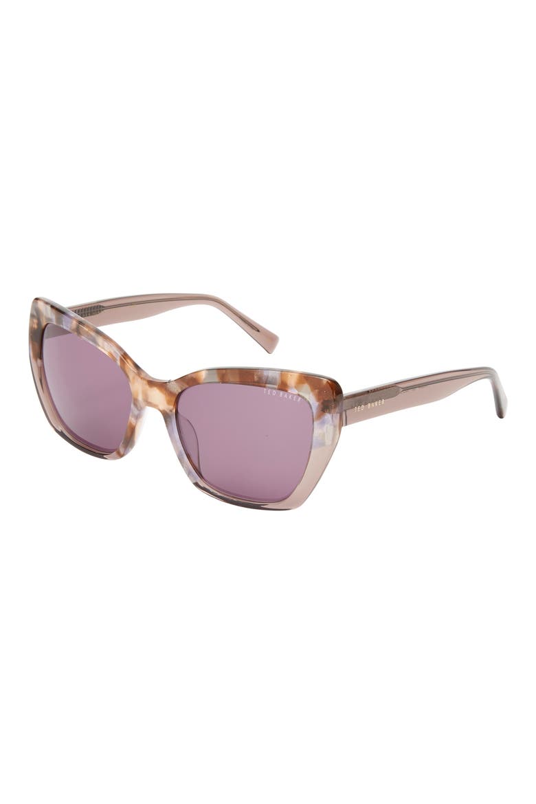 55mm Cat Eye Sunglasses, Alternate, color, LILAC