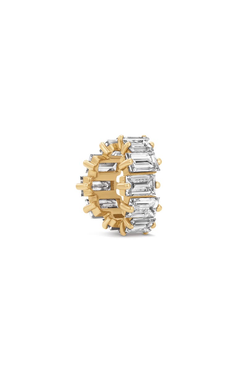 Adina Reyter Lab Grown Diamond Baguette Tiara Big Bead Charm, Main, color, 14K Yellow Gold