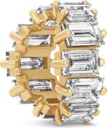 Adina Reyter Lab Grown Diamond Baguette Tiara Big Bead Charm