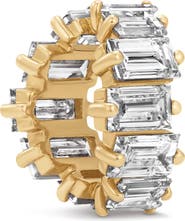 Adina Reyter Lab Grown Diamond Baguette Tiara Big Bead Charm