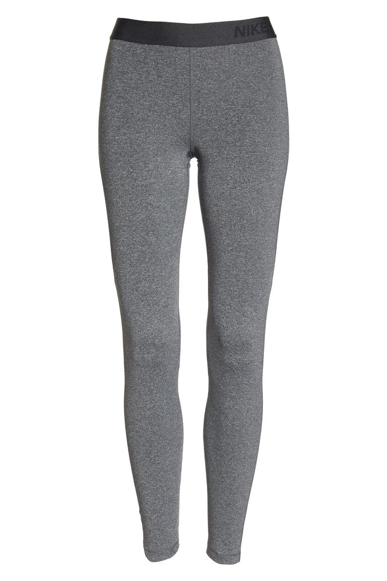 Pro Warm Training Tights, Alternate, color, CHARCOAL HEATHER/ GREY/ BLACK
