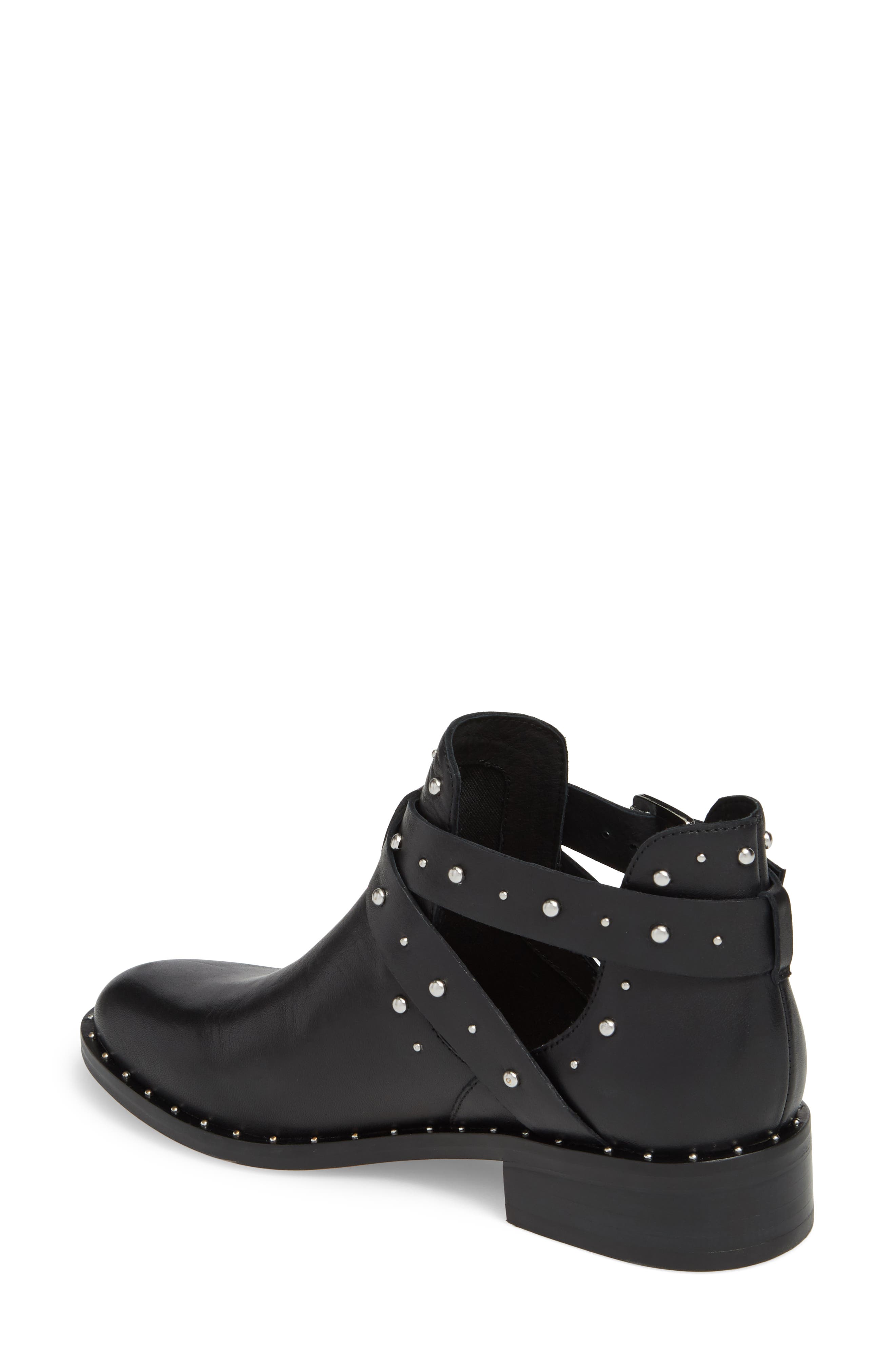 Hailey Bootie, Alternate, color, BLACK LEATHER