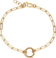 MADE BY MARY Jude Charm Bracelet with Link Lock