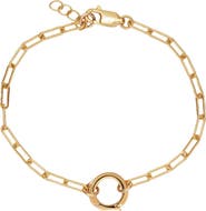MADE BY MARY Jude Charm Bracelet with Link Lock