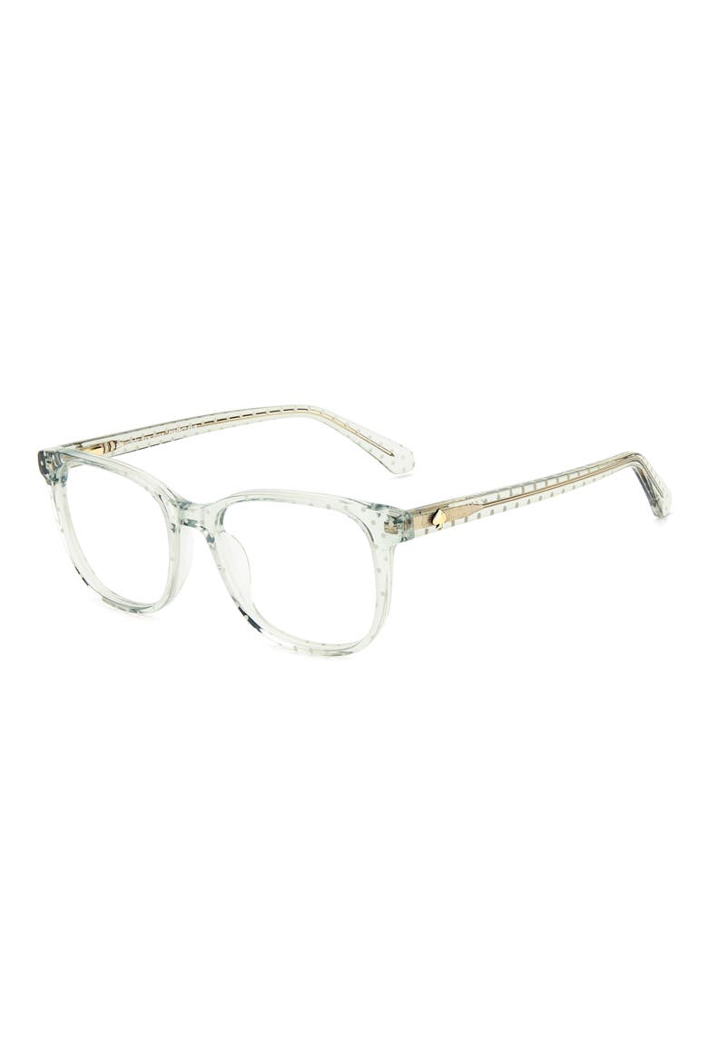 joliet 51mm square optical glasses, Alternate, color, GREEN