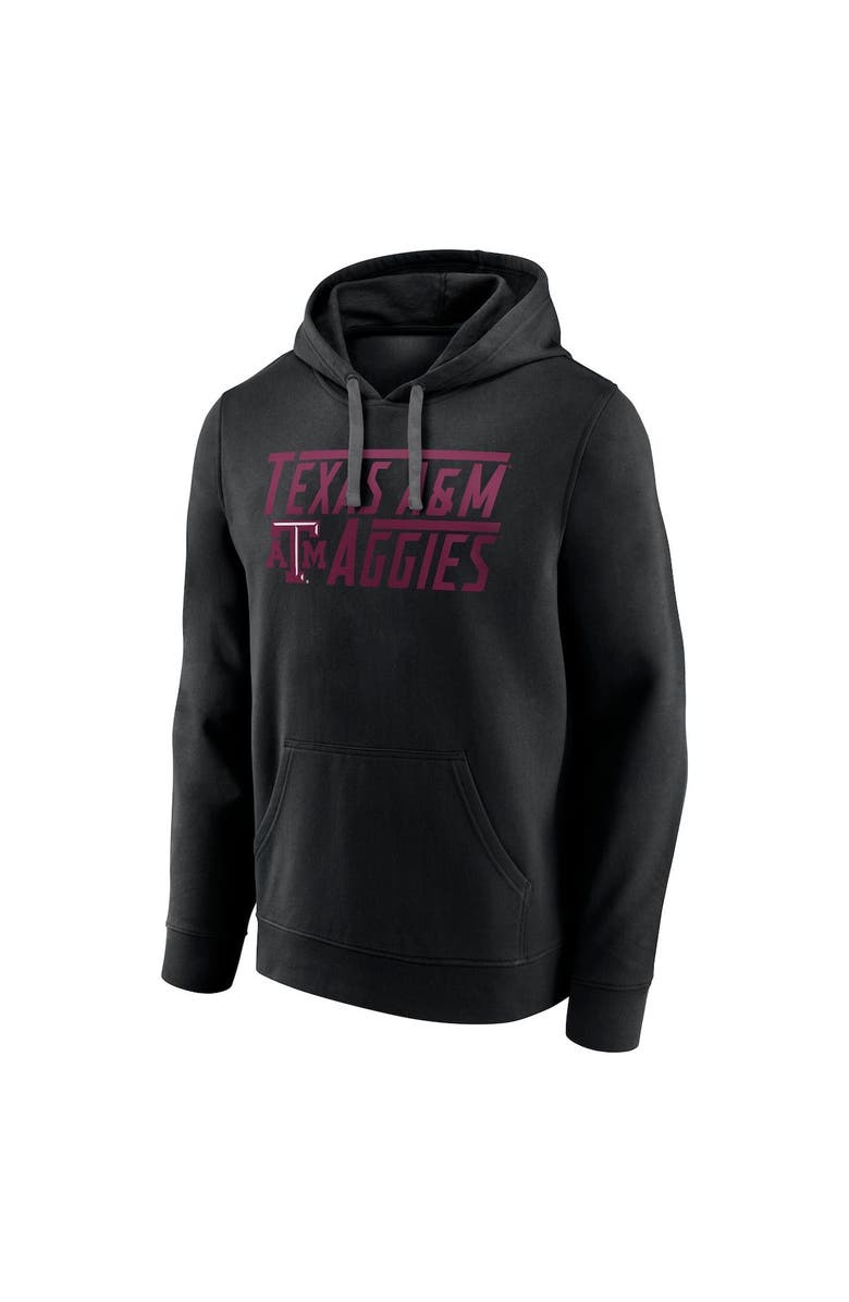 FANATICS Men's Fanatics Branded Black Texas A&M Aggies Favorite Longshot Pullover Hoodie, Alternate, color, 