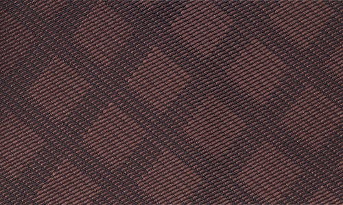 Calvin Klein Travis Grid Print Tie In Brown