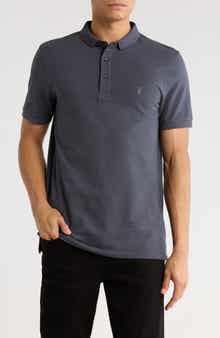 AllSaints Form Cotton Polo