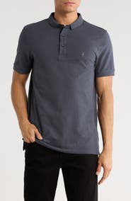 AllSaints Form Cotton Polo