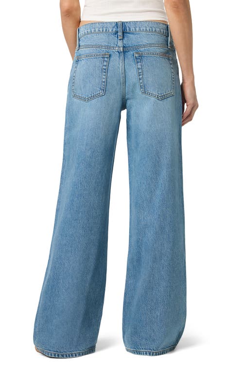Joe's Low Rise Wide Leg Jeans In Blue