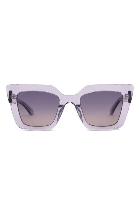 Cult Vision 51mm Polarized Gradient Cat Eye Sunglasses
