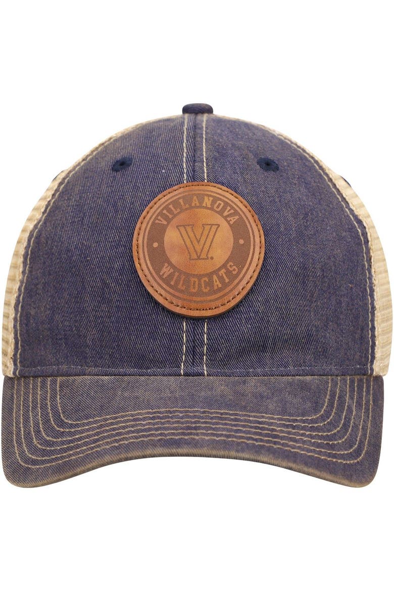 Men's Navy Villanova Wildcats Target Old Favorite Trucker Snapback Hat, Alternate, color, Navy