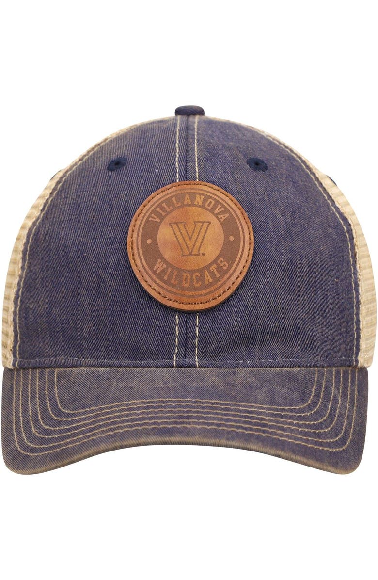 LEGACY ATHLETIC Men's Navy Villanova Wildcats Target Old Favorite Trucker Snapback Hat, Alternate, color, 