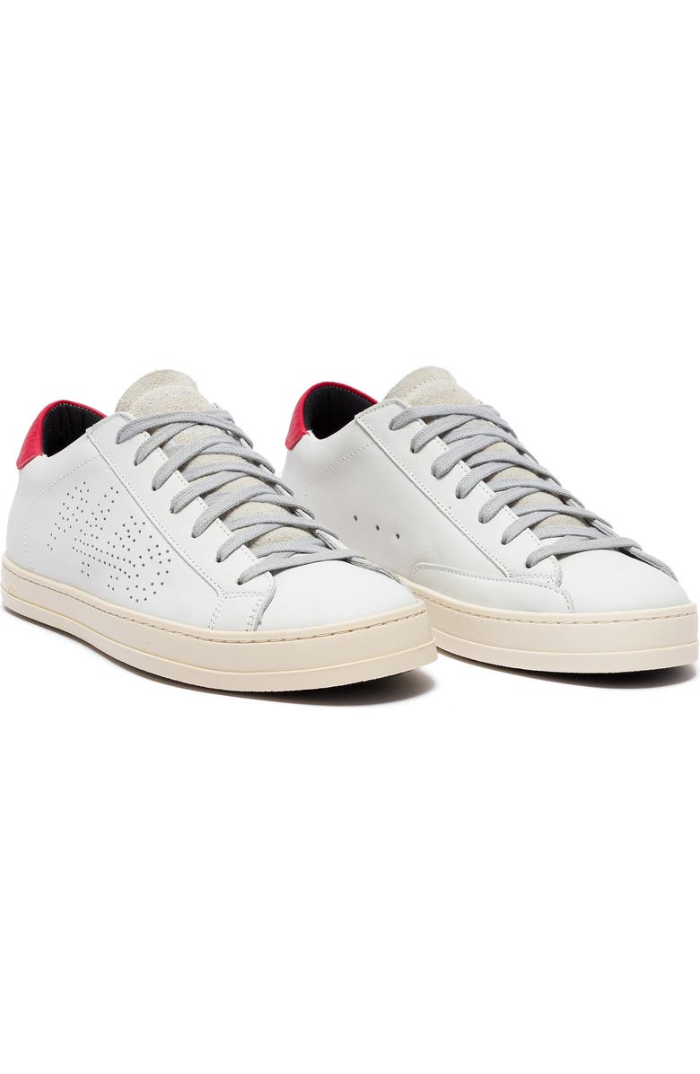 P448 John Sneaker, Main, color, White/ Red
