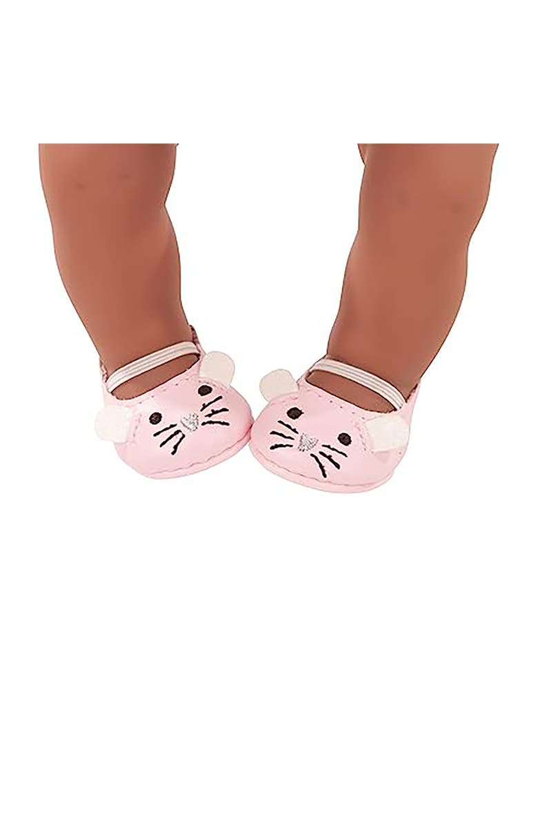 Gotz Mouse Theme Baby Doll Shoes Accessories for Baby Dolls up to 13", Alternate, color, Pink