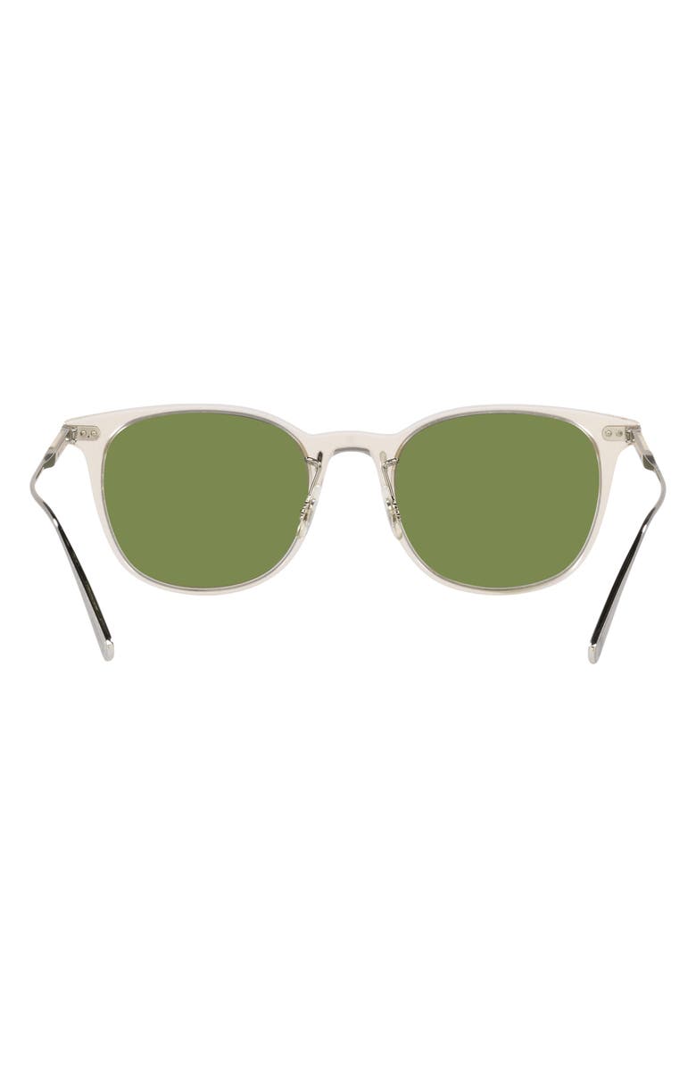Oliver Peoples Gerardo 51mm Tinted Square Sunglasses, Alternate, color, Beige