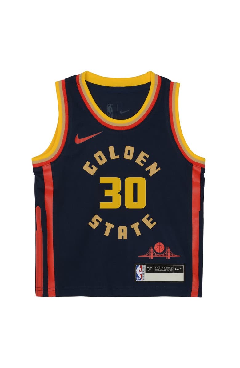 Nike Toddler Nike Stephen Curry Navy Golden State Warriors 2024/25 Swingman Player Jersey - City Edition, Alternate, color, 