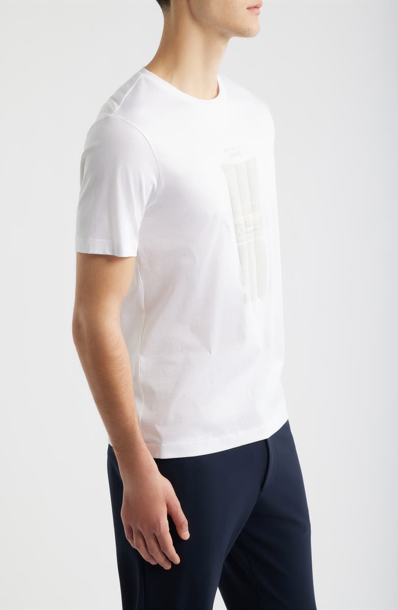 BOSS Porsche Spirit 70 Cotton Graphic T-Shirt, Alternate, color, White