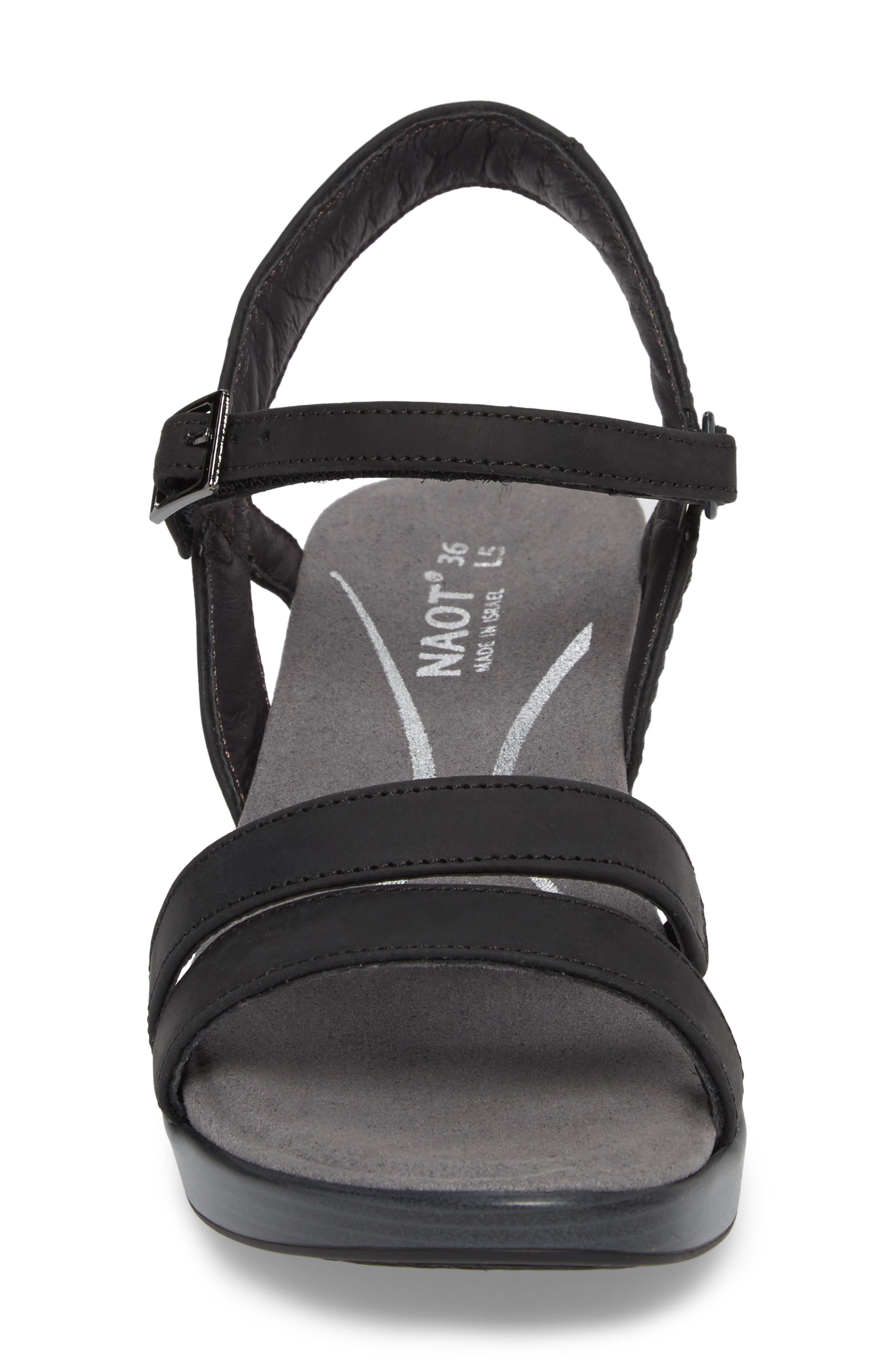 Bounty Sandal, Alternate, color, OILY COAL NUBUCK