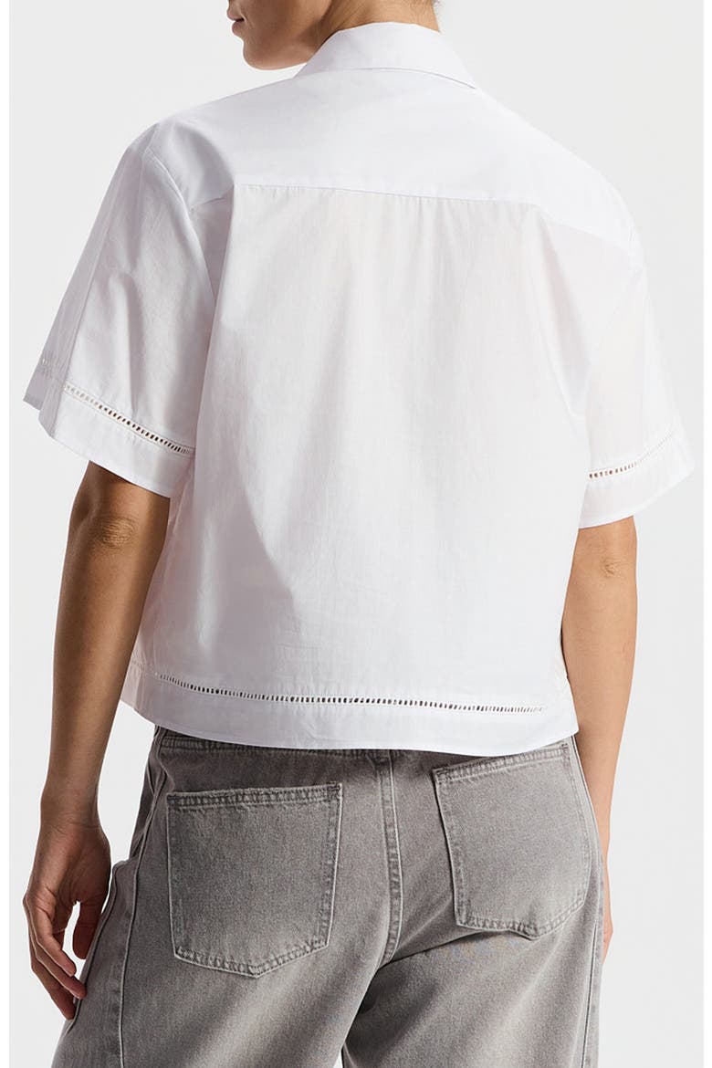 Stav Button-Down Short Sleeved Shirt, Alternate, color, White