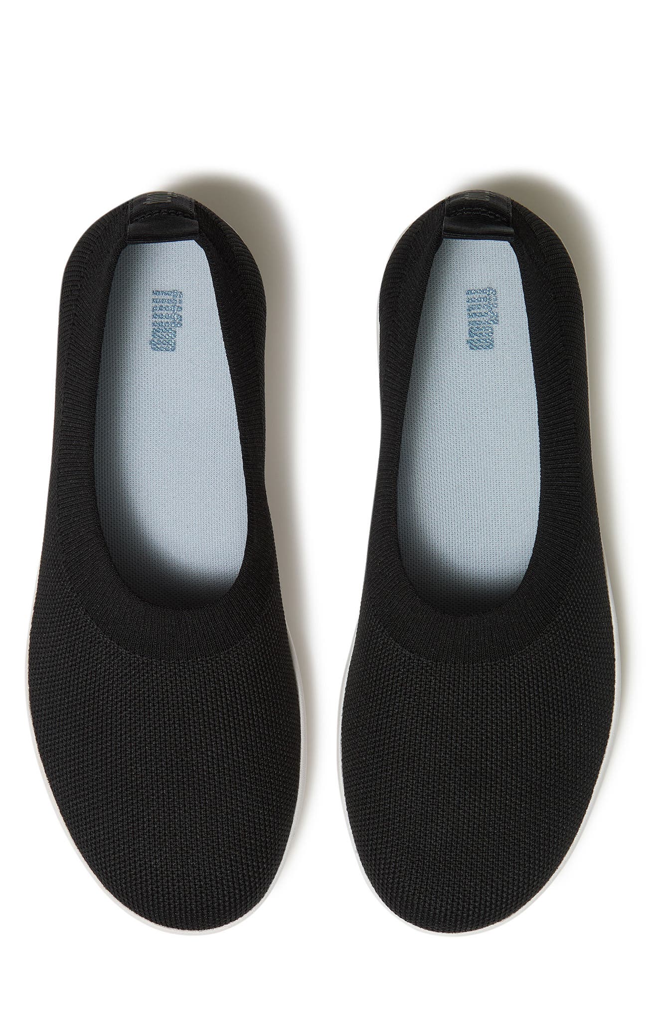 Flowmotion Ballerina Flat, Alternate, color, BLACK