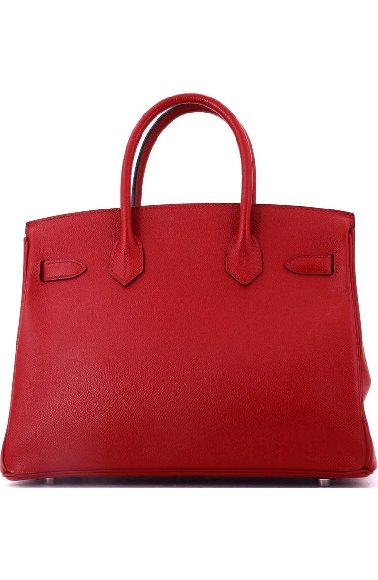 Pre-Owned Hermes Birkin Handbag Red Epsom with Palladium Hardware 30, Alternate, color, Rouge Grenat