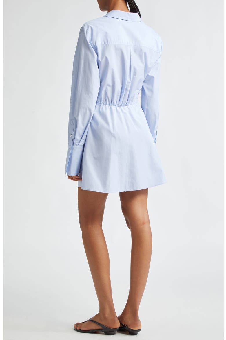 Lydia Long Sleeve Shirtdress, Alternate, color, ICE BLUEW