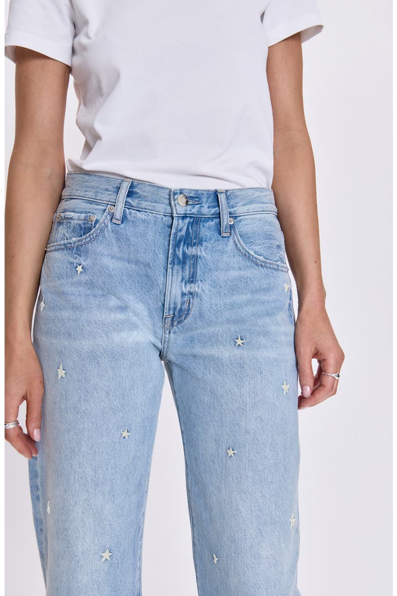 Lexi Distressed Studded Crop Barrel Jeans, Alternate, color, STELLAR VINTAGE