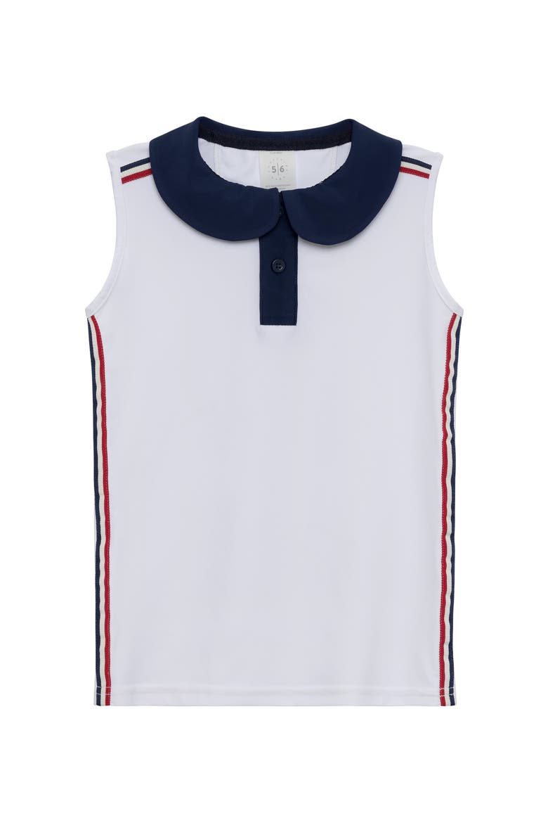 Girls Ribboned Tank, Main, color, White