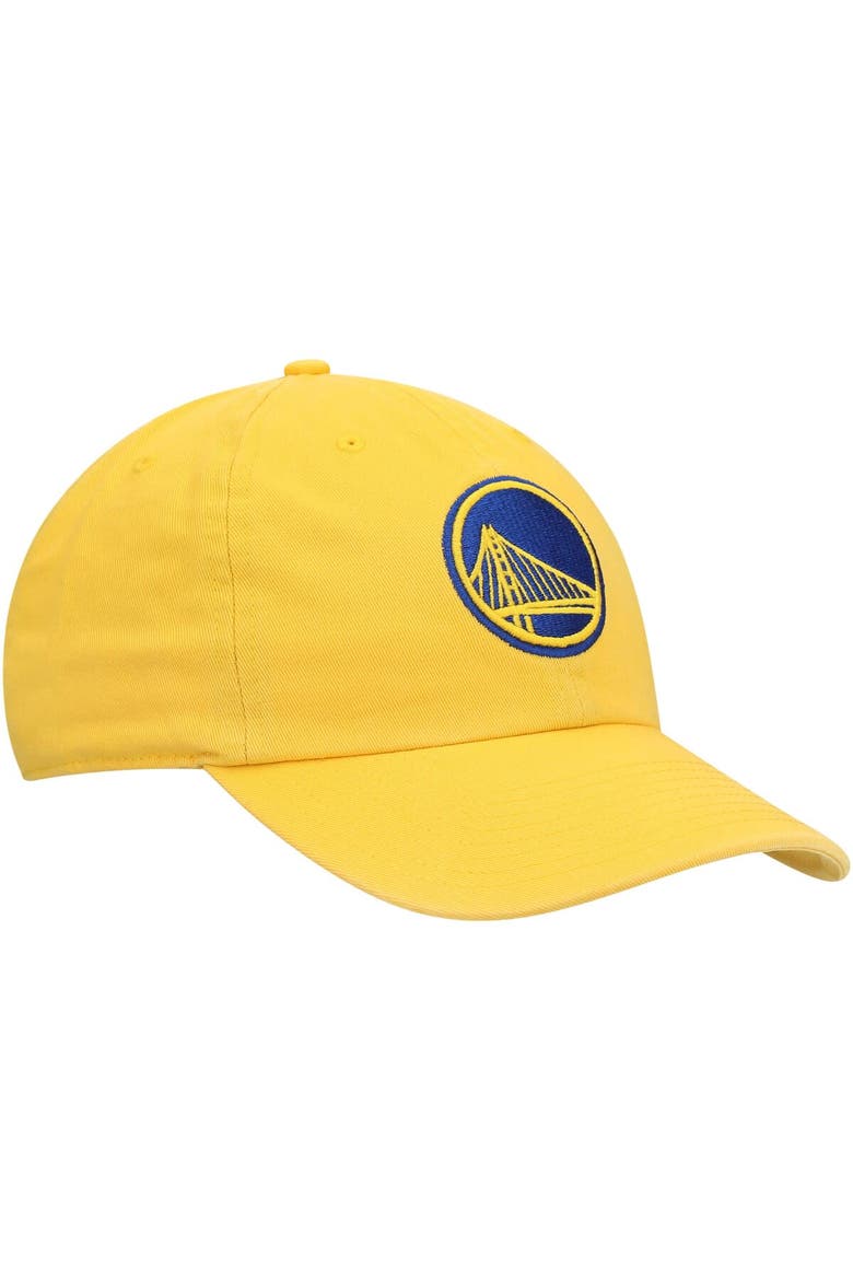 Men's '47 Gold Golden State Warriors Team Clean Up Adjustable Hat, Alternate, color, Gold