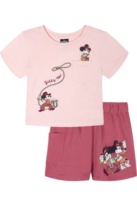 Mickey Mouse & Friends 2-Piece Tee and Shorts Set