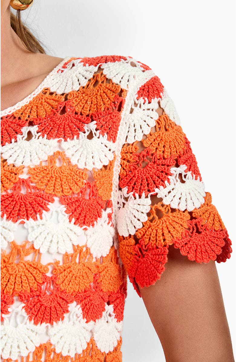 Trina Turk Solana Beach Dress, Alternate, color, Calypso Coral Whitewash