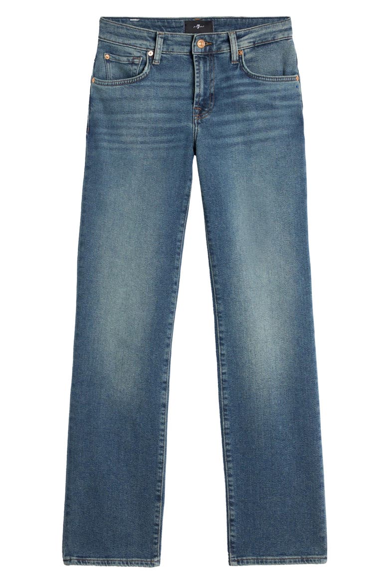 Calie Ankle Straight Leg Jeans, Alternate, color, SEA LEVEL