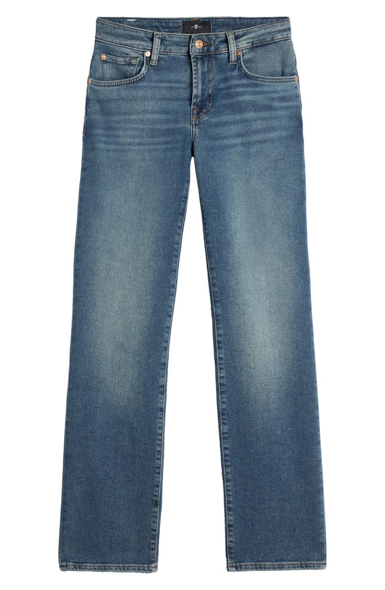 7 For All Mankind Calie Ankle Straight Leg Jeans, Alternate, color, Sea Level