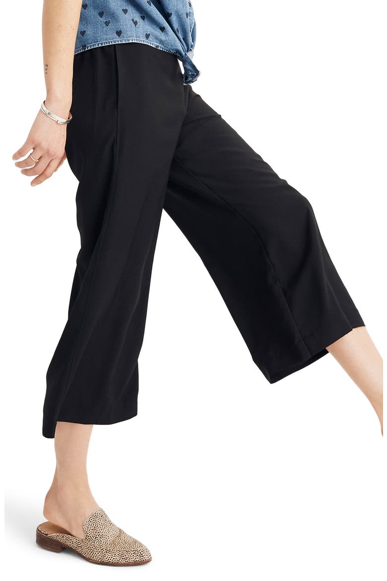 Huston Pull-On Crop Pants, Alternate, color, TRUE BLACK