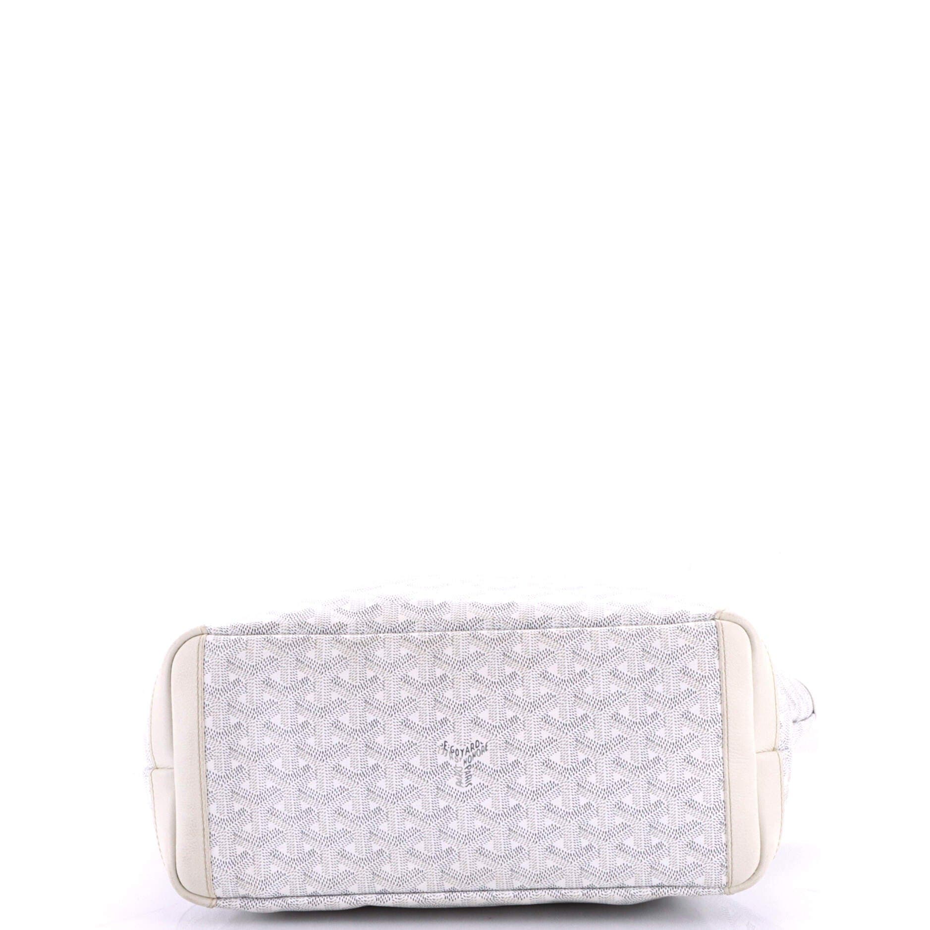 Artois Tote Coated Canvas PM, Alternate, color, White