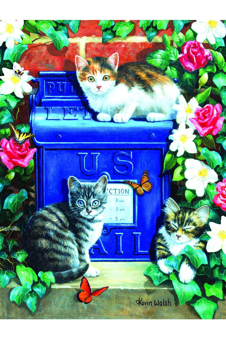 Mail Box Kittens 300 piece Jigsaw Puzzle for Adults, Alternate, color, Multicolor
