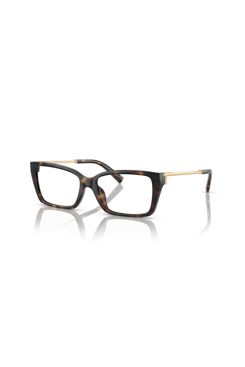 54mm Rectangle optical glasses, Main, color, Tortoise