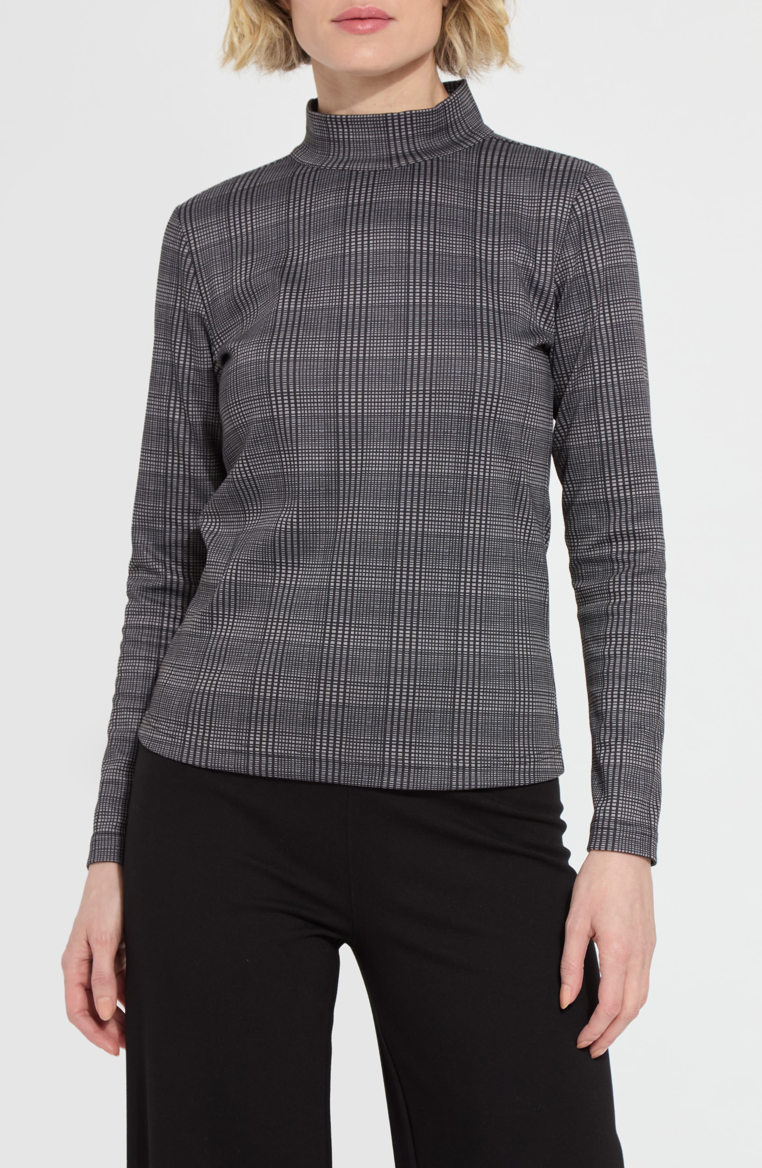 Lysse Lena Ponte Mock Neck Top