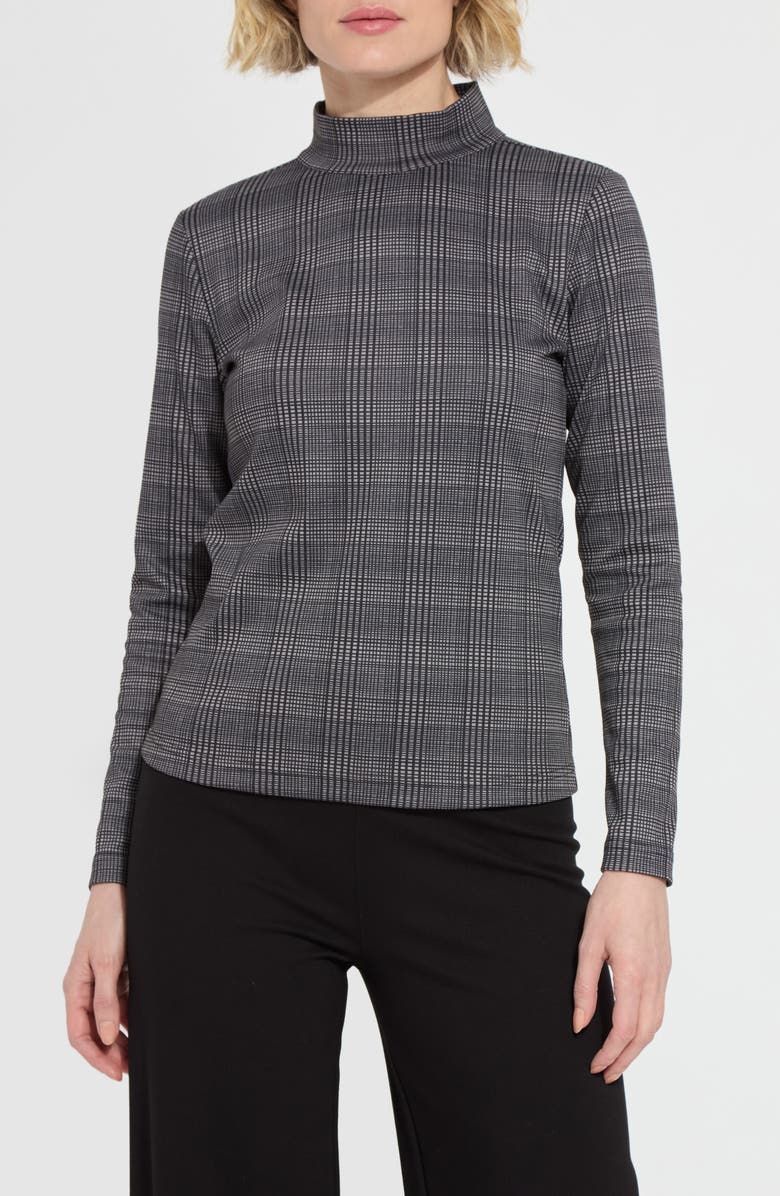 Lysse Lena Ponte Mock Neck Top, Main, color, 