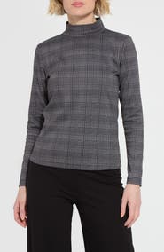 Lysse Lena Ponte Mock Neck Top