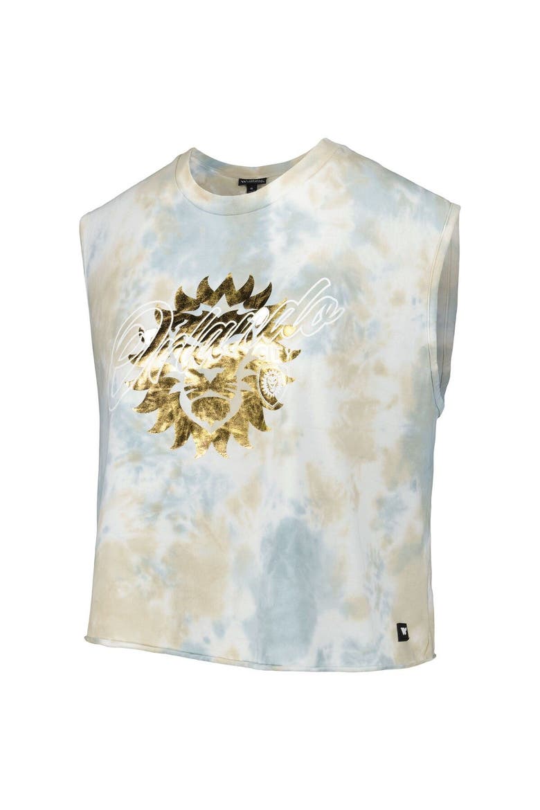 Women's The Wild Collective Orlando City SC Tie-Dye Jersey Tank Top, Alternate, color, Khaki